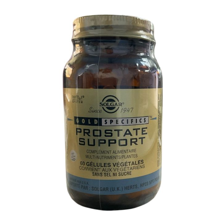 Prostate support Solgar - pot de 60 g&eacute;lules v&eacute;g&eacute;tales