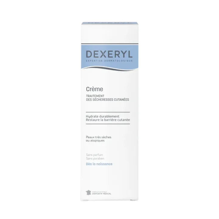 Dexeryl cr&egrave;me traitement des s&eacute;cheresses cutan&eacute;es Pierre Fabre - tube de 250g