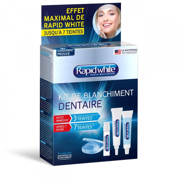 Blanchiment des dents 1 semaine syst&egrave;me Rapid white - 1 kit