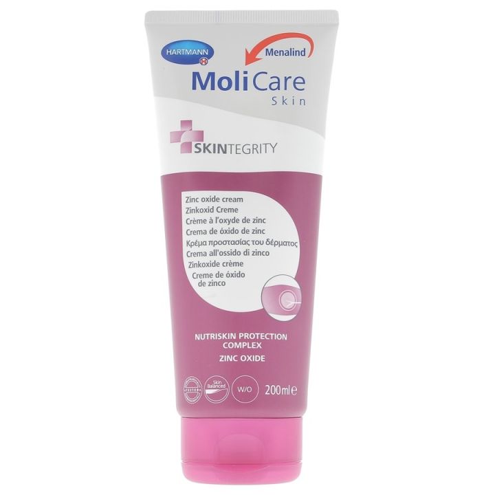 Skintegrity Crème à l'oxide de zinc MoliCare Skin Hartmann - tube 200 ml
