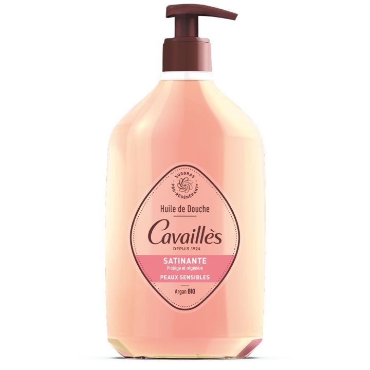 Huile bain et douche satinante Rog&eacute; Cavaill&egrave;s - flacon de 250 ml