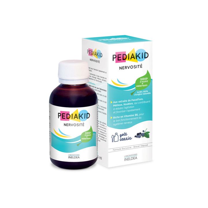 Pediakid nervosit&eacute; go&ucirc;t cassis - flacon de 125 ml