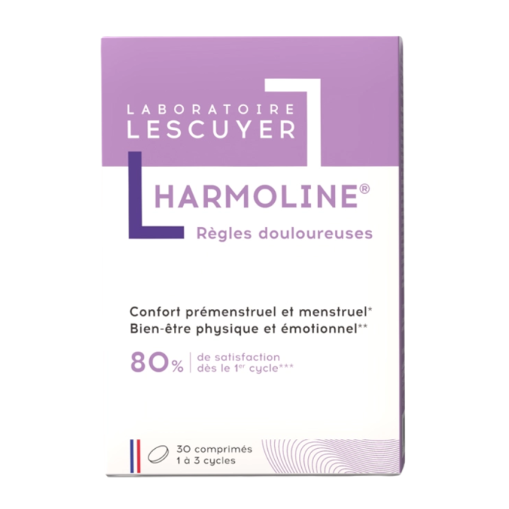 Harmoline r&egrave;gles douloureuses Lescuyer - boite de 30 comprim&eacute;s