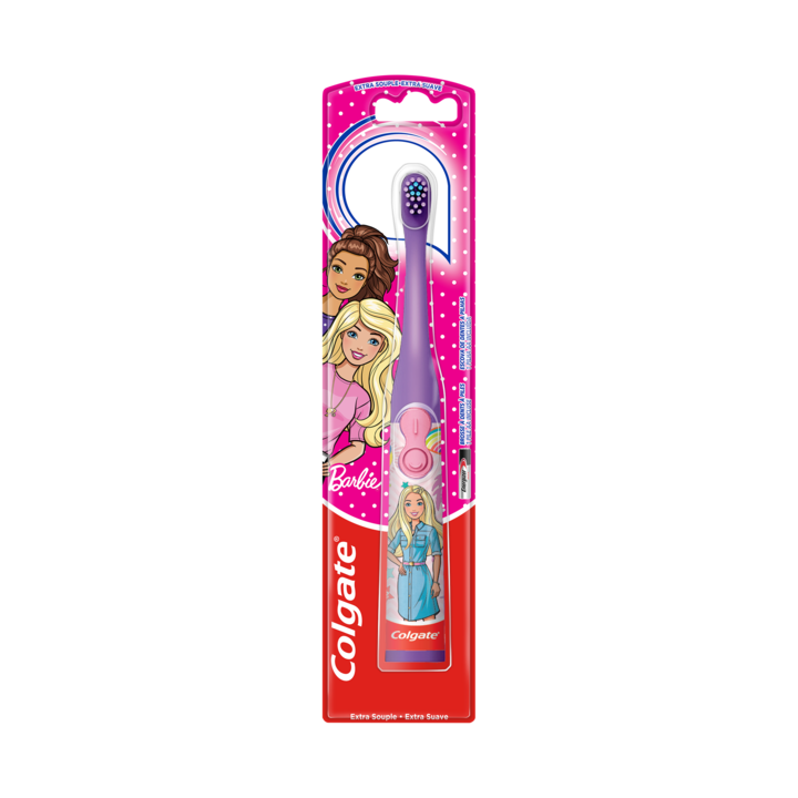 Brosse &agrave; dents &eacute;lectrique Barbie Colgate - 1 brosse &agrave; dents