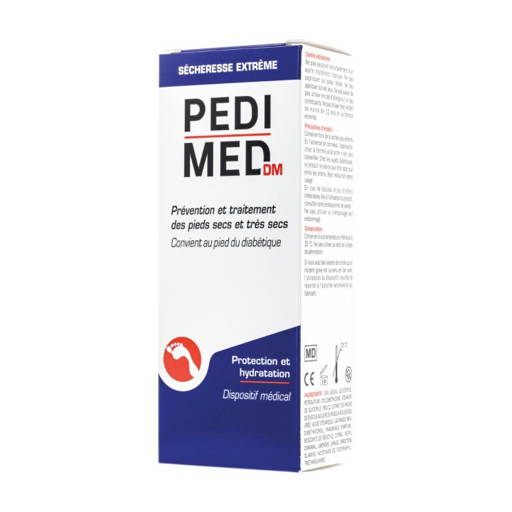 Pedimed DM cr&egrave;me pieds s&egrave;cheresse extr&ecirc;me - tube de 100ml