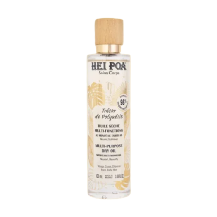 Tr&eacute;sor de Polyn&eacute;sie huile s&egrave;che multi-fonctions Hei Poa - flacon de 100ml
