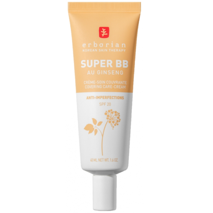 Super bb cr&egrave;me-soin couvrante anti-imperfections nude spf 20 Erborian - tube de 40ml 