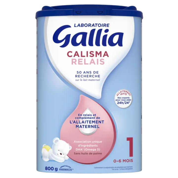 Calisma Relais Lait en poudre 1er &acirc;ge Gallia - pot de 800g