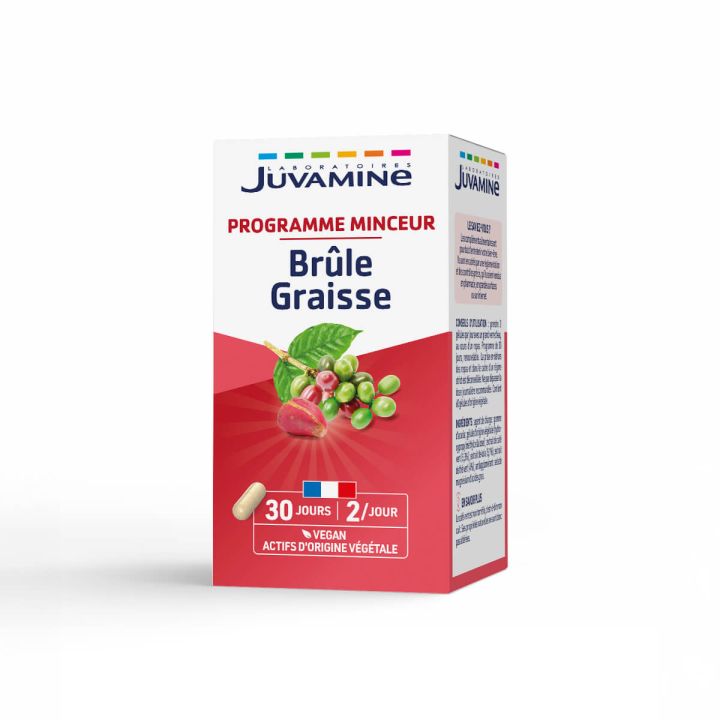 Programme minceur br&ucirc;le graisse Juvamine - Boite de 30 g&eacute;lules