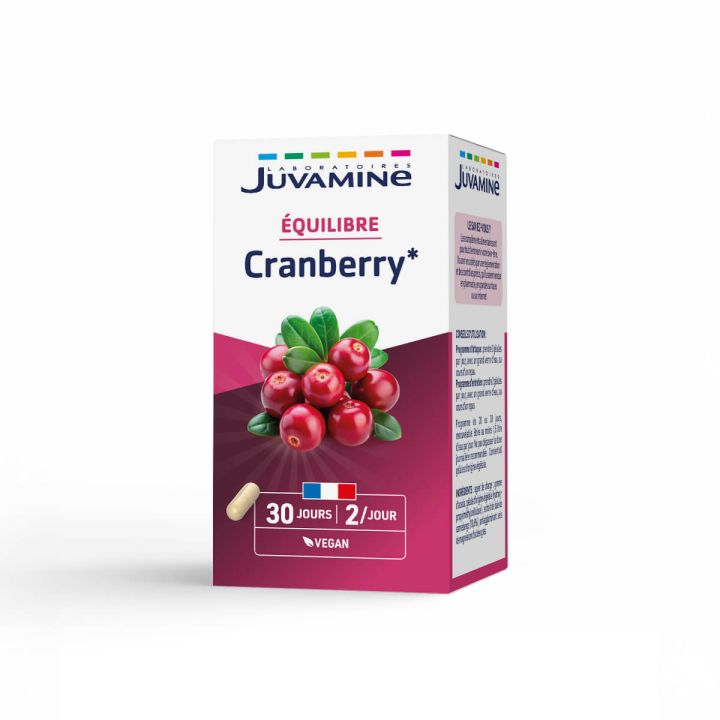 Formule Concentr&eacute;e Cranberry Juvamine - bo&icirc;te de 30 g&eacute;lules