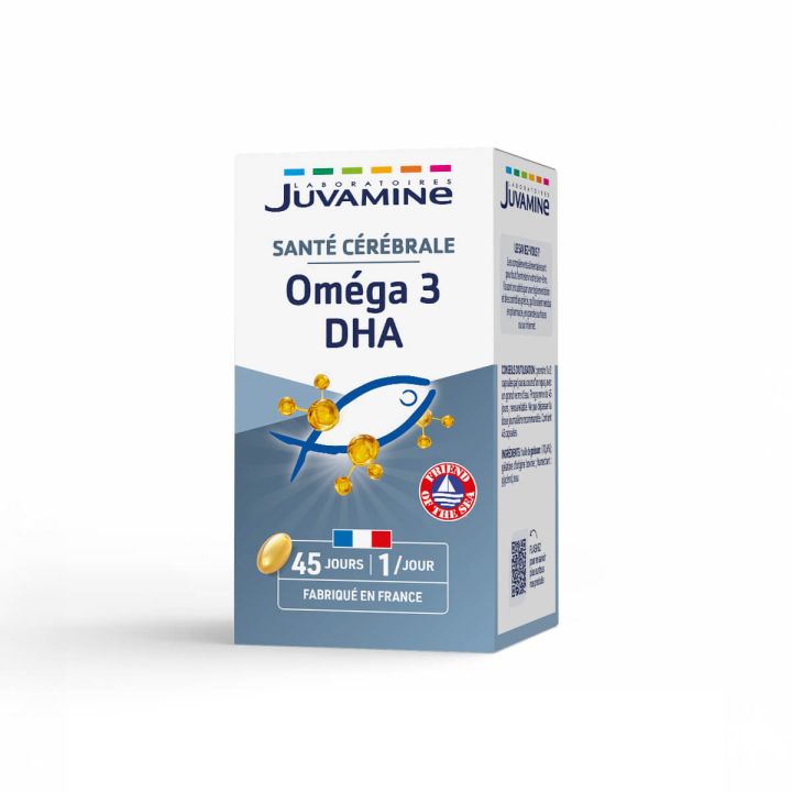 Omega 3 DHA Juvamine - bo&icirc;te de 45 capsules