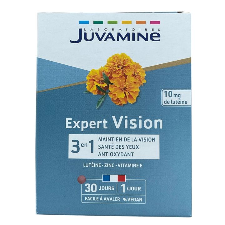 Expert vision 3en1 Juvamine - boite de 30 comprim&eacute;s
