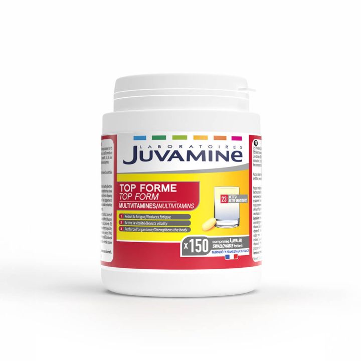 Top Forme multivitamines Juvamine - pot de 150 comprim&eacute;s