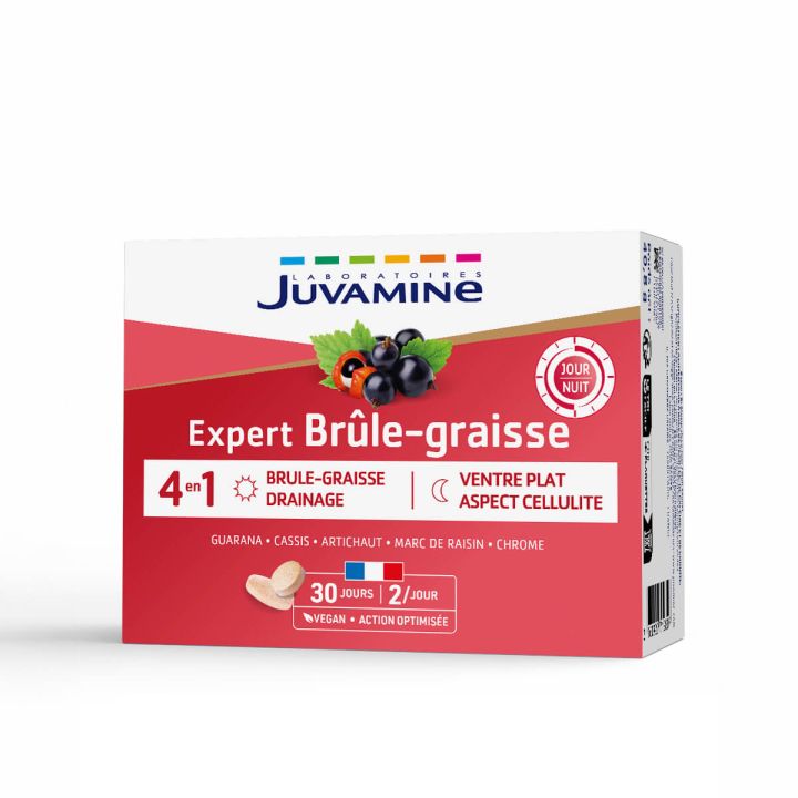Expert Br&ucirc;le-graisse Juvamine - bo&icirc;te de 30 comprim&eacute;s
