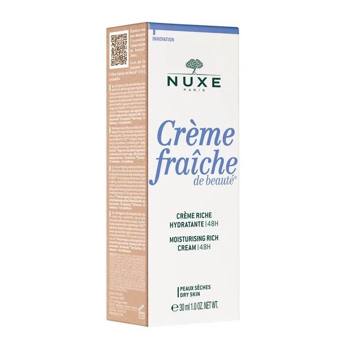 Cr&egrave;me fra&icirc;che de beaut&eacute; riche hydratante Nuxe - tube de 30ml