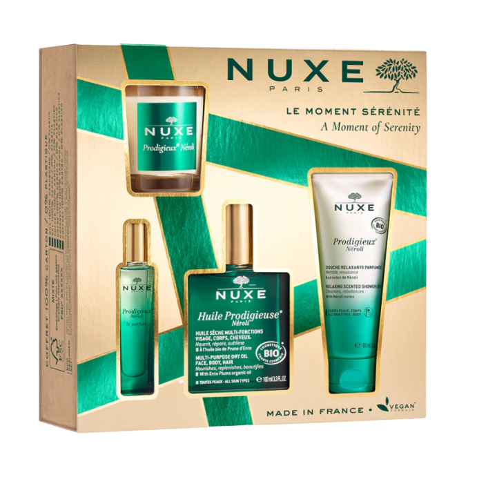 Coffret le moment de s&eacute;r&eacute;nit&eacute; Nuxe - coffret de 4 produits 