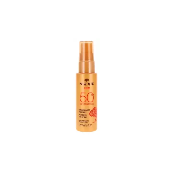 Spray solaire d&eacute;licieux sun SPF50 Nuxe - spray de 50ml