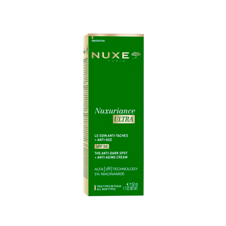 Nuxuriance Ultra cr&egrave;me anti-t&acirc;ches et anti-&acirc;ge SPF30 Nuxe - tube de 50ml