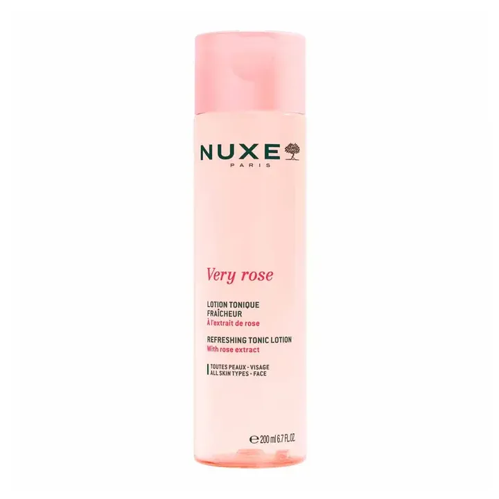 Very Rose lotion tonique fra&icirc;cheur Nuxe - flacon de 200ml