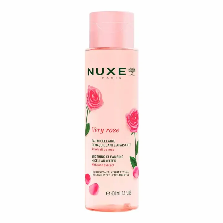 Very Rose Eau micellaire d&eacute;maquillante Nuxe - flacon de 400ml