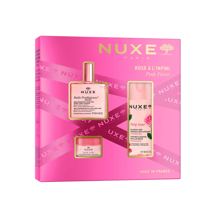 Coffret rose &agrave; l'infini Nuxe - coffret de 3 produits 