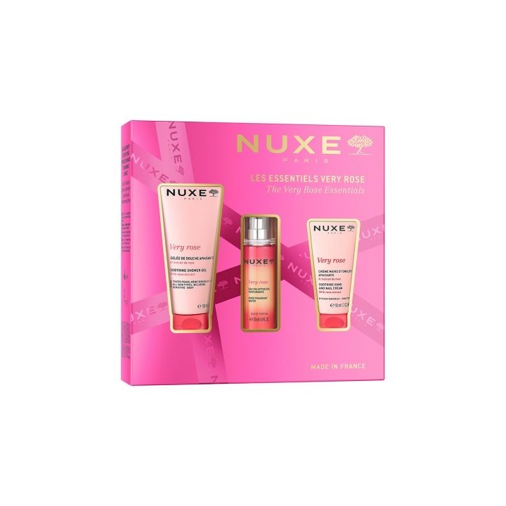 Coffret Les Essentiels Very Rose Nuxe - coffret de 3 produits
