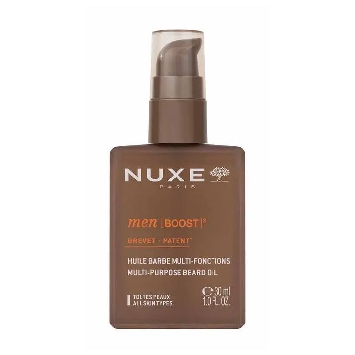 Men Boost huile barbe multi-fonctions Nuxe - flacon-pompe de 30ml