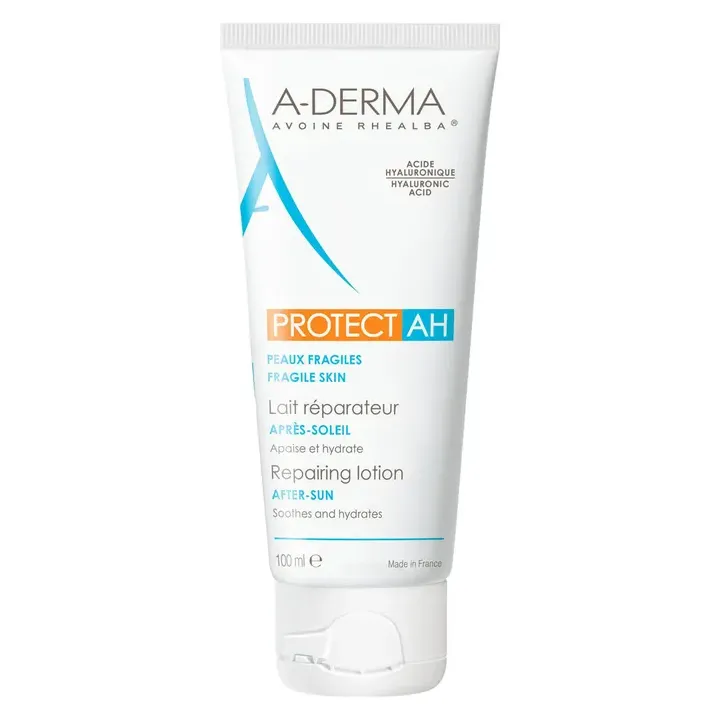 Protect AH lait r&eacute;parateur apr&egrave;s soleil A-Derma - tube de 100ml
