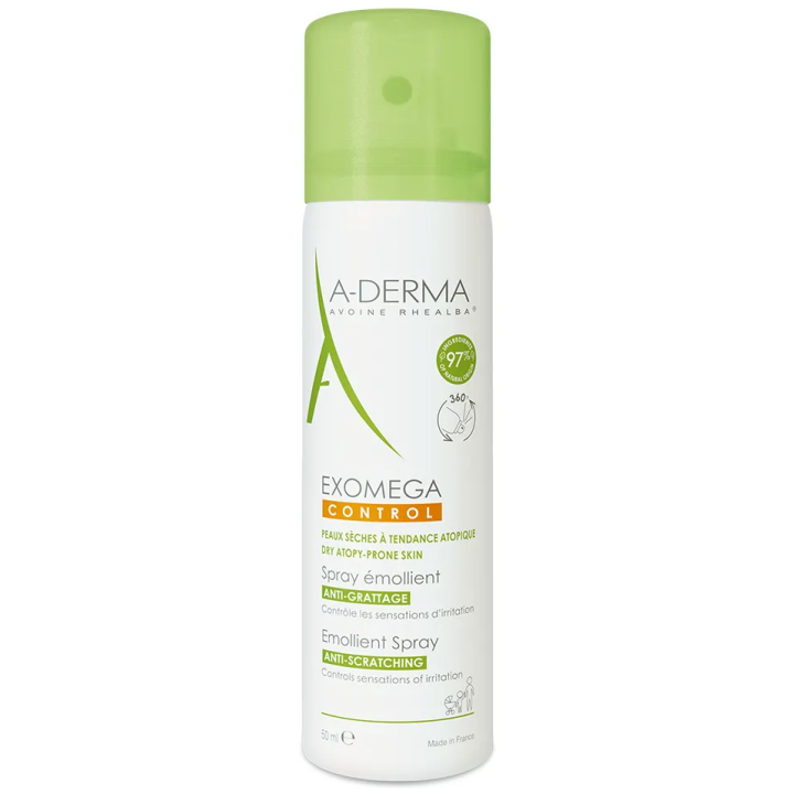 Exomega control spray &eacute;mollient A-Derma - spray de 200ml