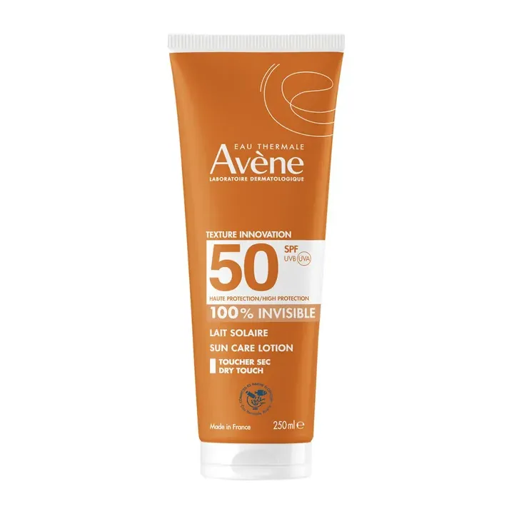 Lait solaire haute protection SPF 50+ Av&egrave;ne - tube de 250ml