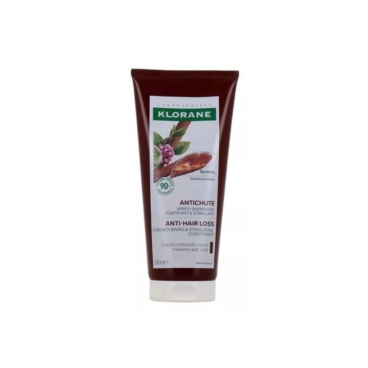 Apr&egrave;s-shampoing cheveux fatigu&eacute;s & chute &agrave; la quinine Klorane - tube de 200ml