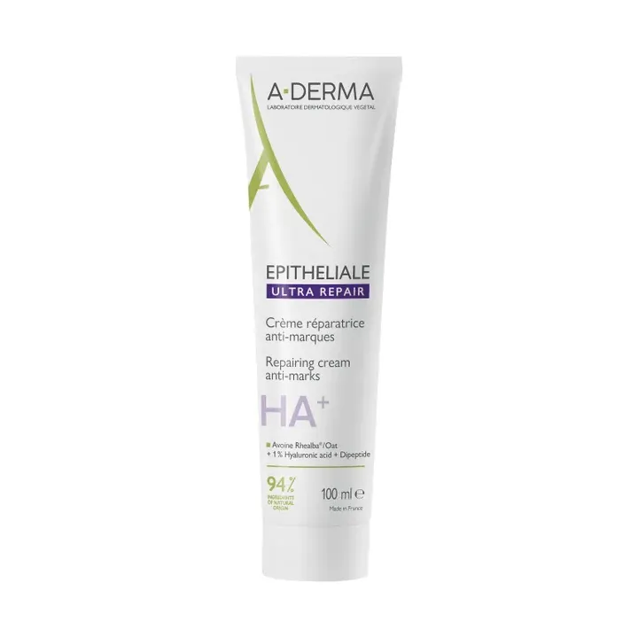 Epitheliale Ultra repair HA+ Cr&egrave;me r&eacute;paratrice anti-marques A-Derma - tube de 100ml