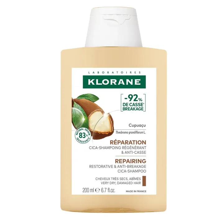 Shampoing r&eacute;paration Klorane - flacon de 200ml