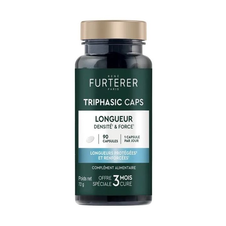 Triphasic Caps longueur Ren&eacute; Furterer - bo&icirc;te de 90 capsules offre sp&eacute;ciale