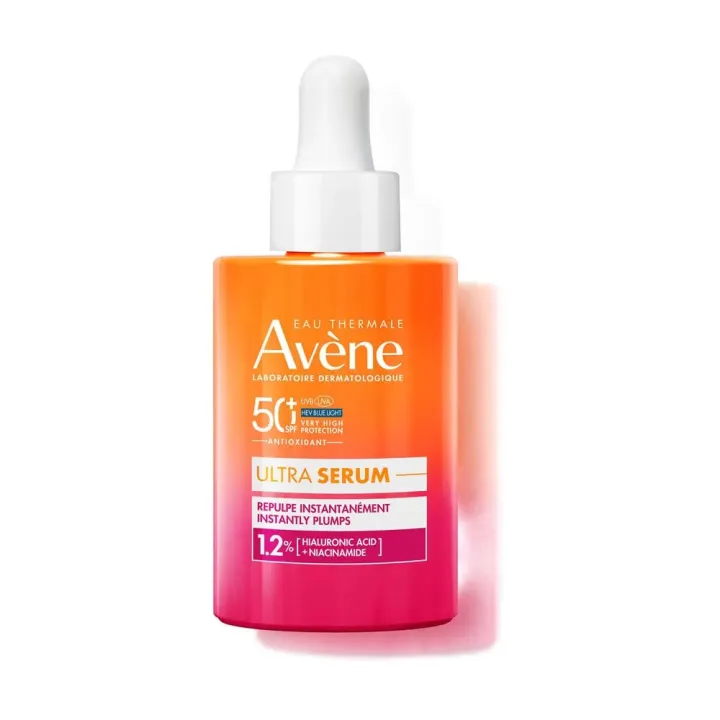 Ultra s&eacute;rum SPF50+ repulpe instantan&eacute;ment Av&egrave;ne - flacon-pipette de 30ml