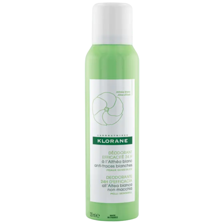 D&eacute;odorant &agrave; l'alth&eacute;a blanc Klorane - spray de 125ml