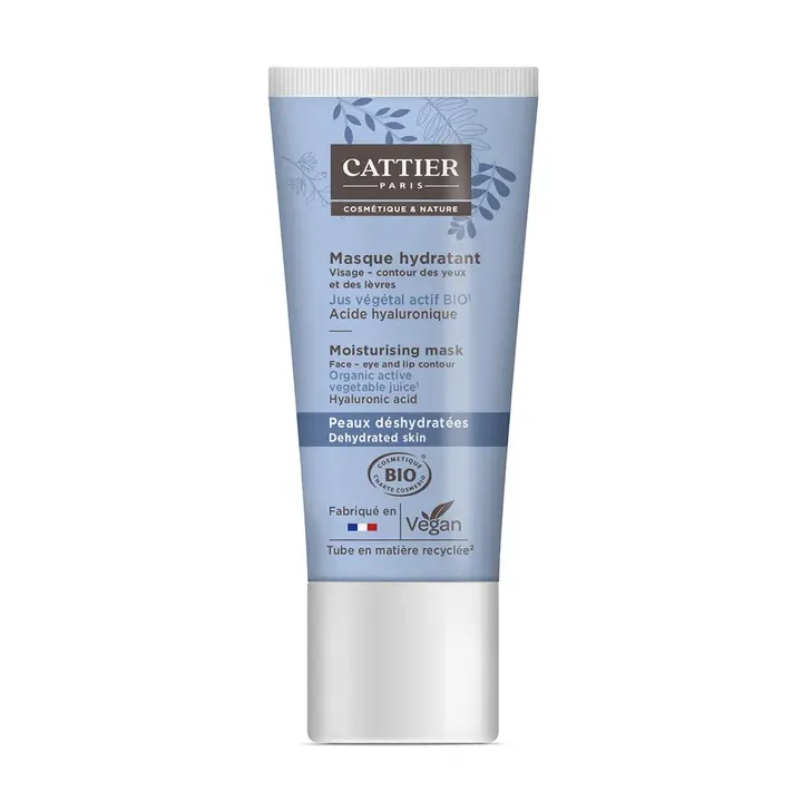 Masque hydratant peaux d&eacute;shydrat&eacute;es bio Cattier - tube de 50ml 