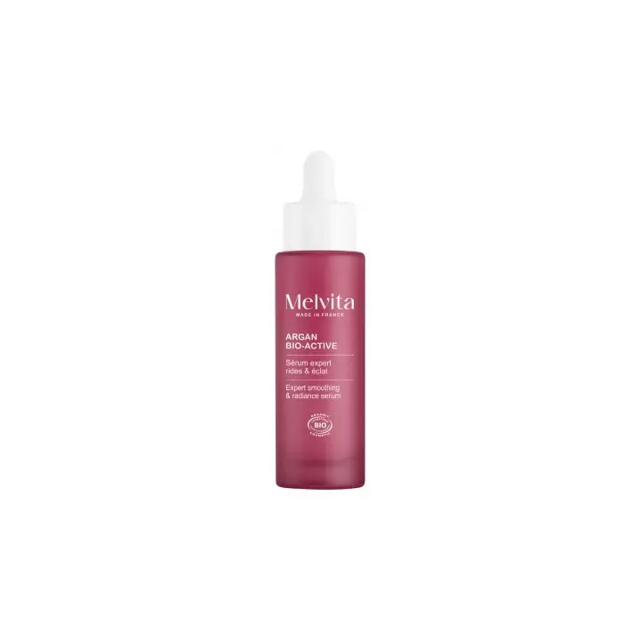 Argan Bio-Active S&eacute;rum expert rides et &eacute;clat Melvita - flacon pipette de 30ml