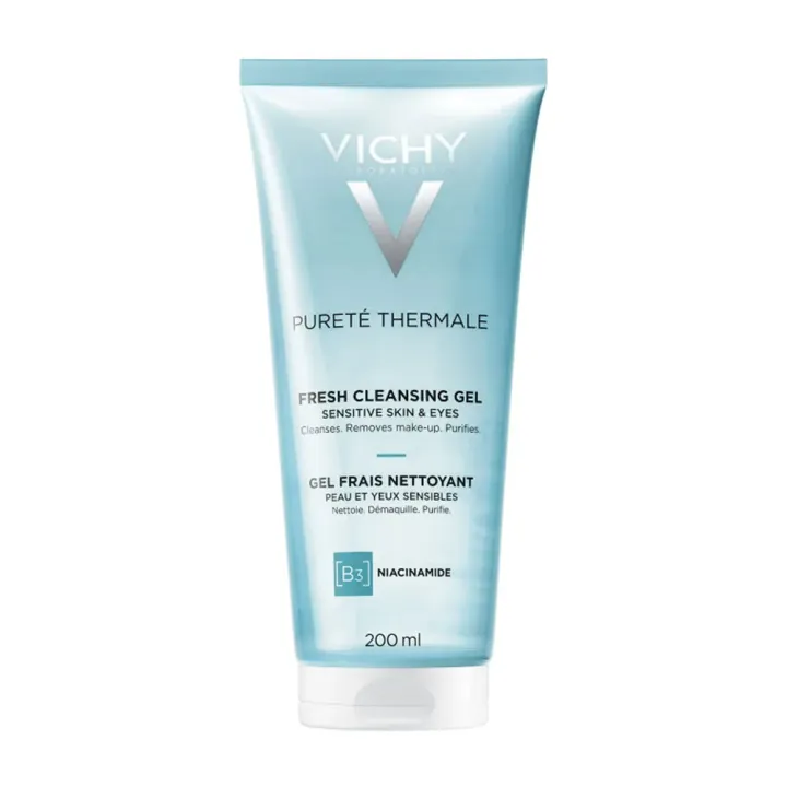 Puret&eacute; thermale gel frais nettoyant Vichy - tube de 200ml