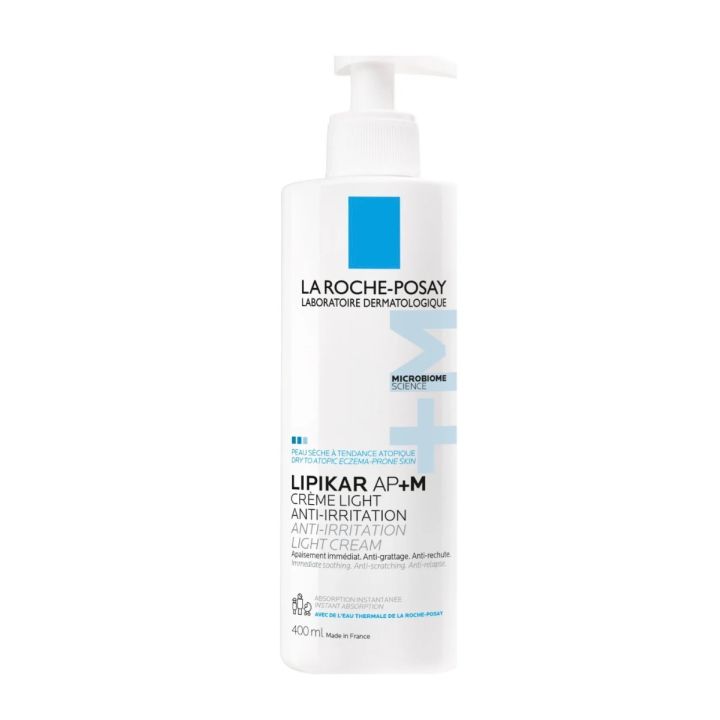 Lipikar AP+M Cr&egrave;me relipidante anti-irritation La Roche-Posay - flacon-pompe de 400ml