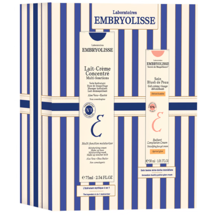 Coffret lait cr&egrave;me concentr&eacute; et soin blush de peau Embryolisse - coffret de 2 produits
