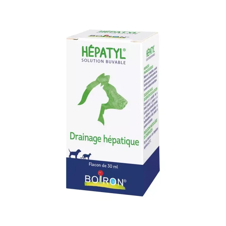 H&eacute;patyl drainage h&eacute;patique Boiron - flacon de 30ml