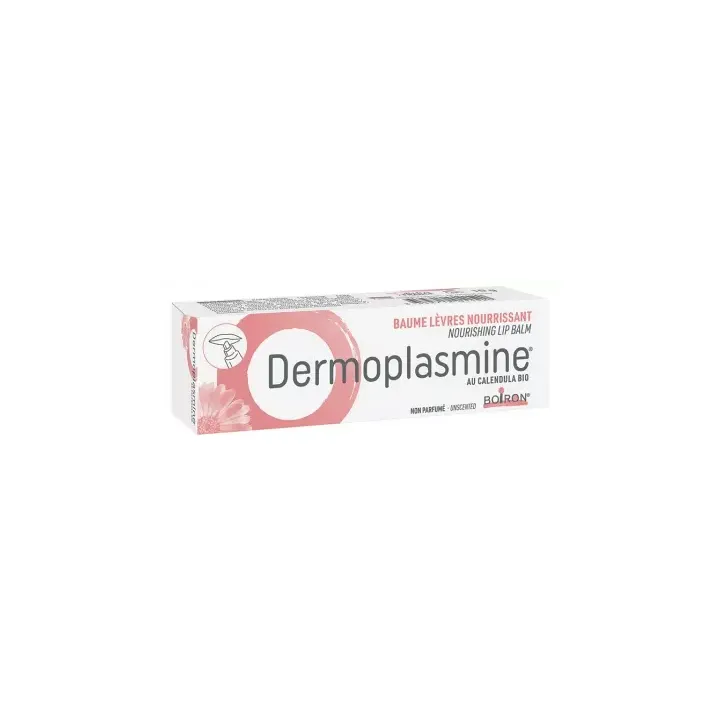 Dermoplasmine baume l&egrave;vres nourrissant au Calendula bio Boiron - tube de 10g
