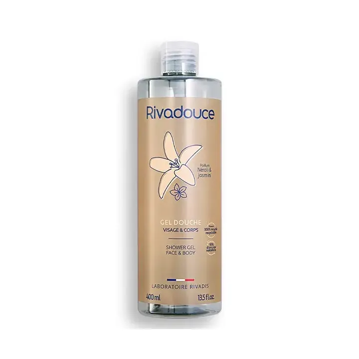 Gel douche N&eacute;roli & Jasmin Rivadouce - flacon de 400ml