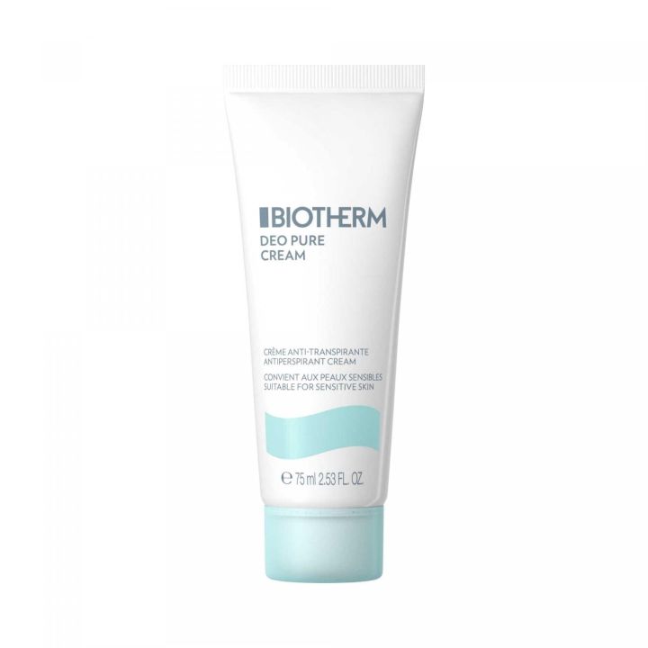 D&eacute;o Pure Cr&egrave;me anti-transpirante Biotherm - tube de 75 ml