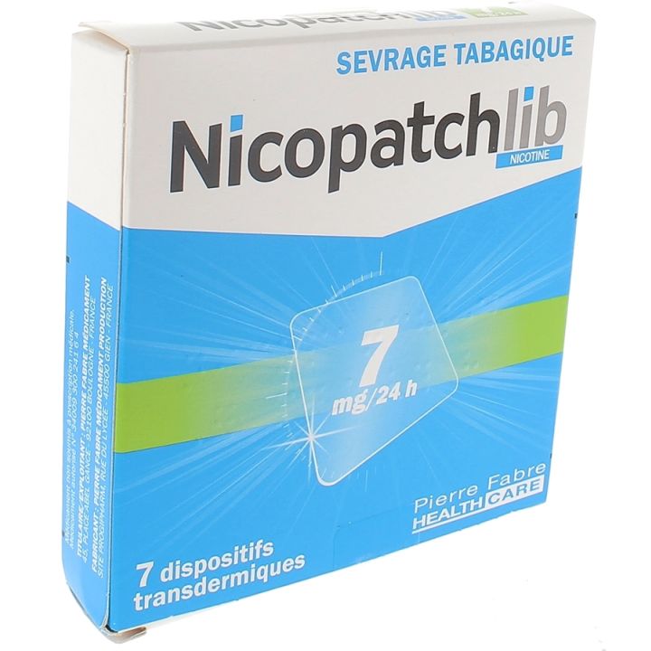 NicopatchLib 7 mg/ 24h - bo&icirc;te de 7 dispositifs transdermiques