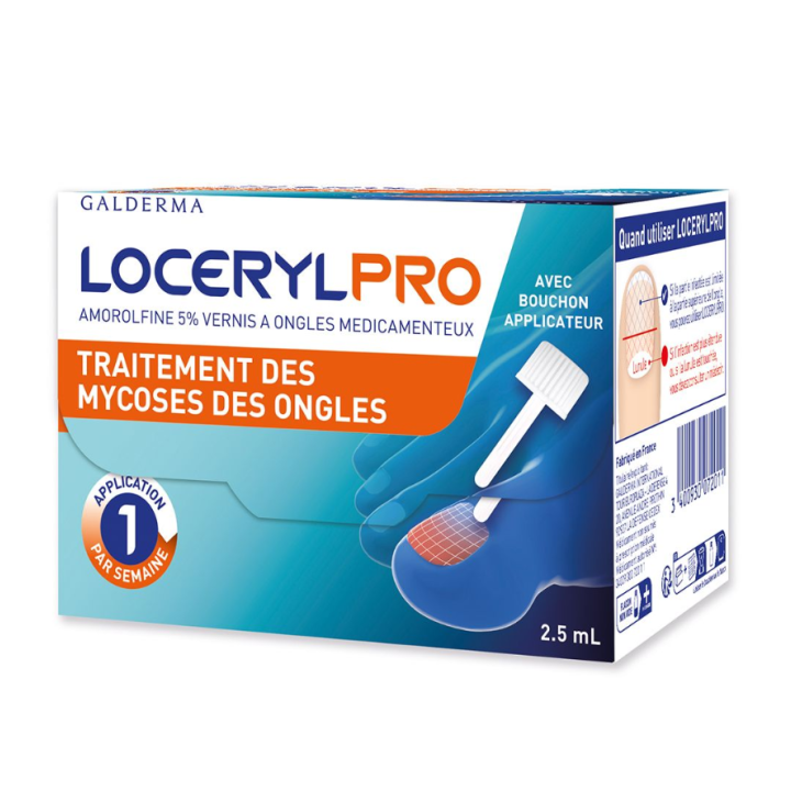 Locerylpro 5% vernis &agrave; ongles m&eacute;dicamenteux - flacon de 2,5ml