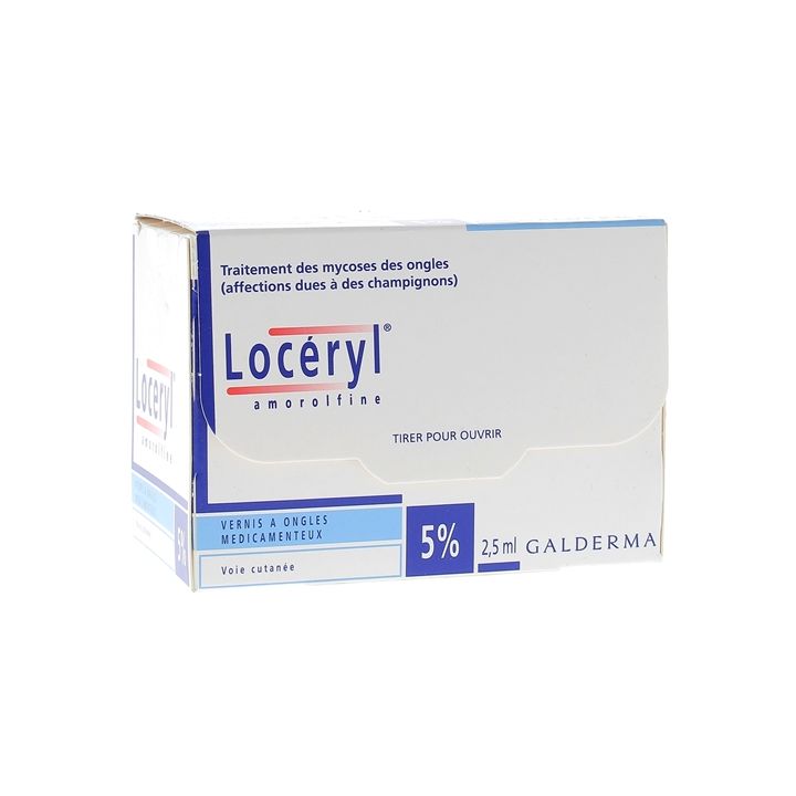 Loceryl 5% vernis &agrave; ongles m&eacute;dicamenteux - flacon de 2,5 ml