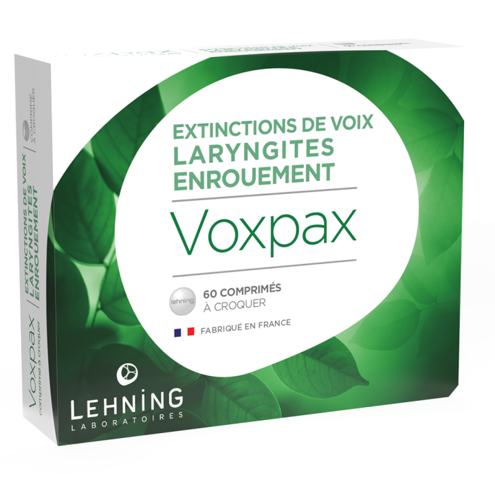 Voxpax enrouement comprim&eacute; Lehning - bo&icirc;te de 60 comprim&eacute;s