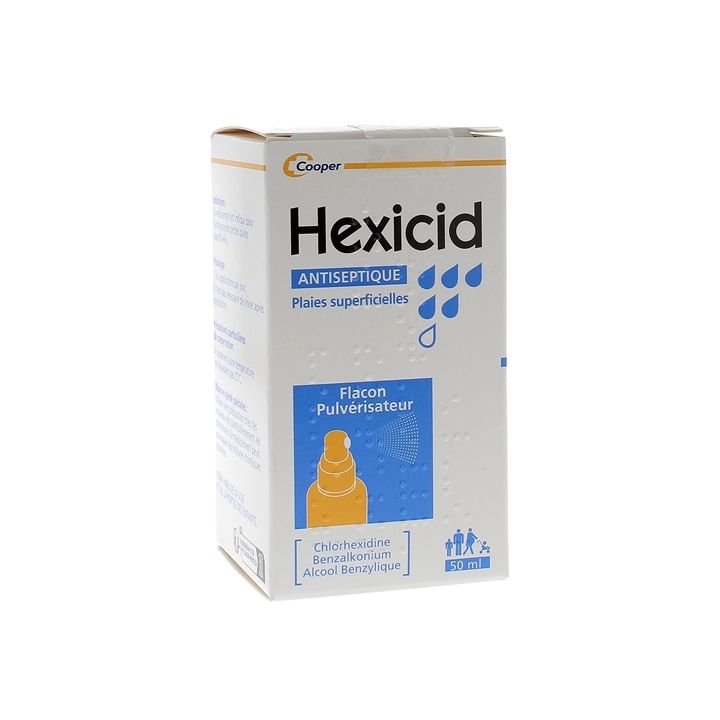 Hexicid solution antiseptique - spray de 50ml